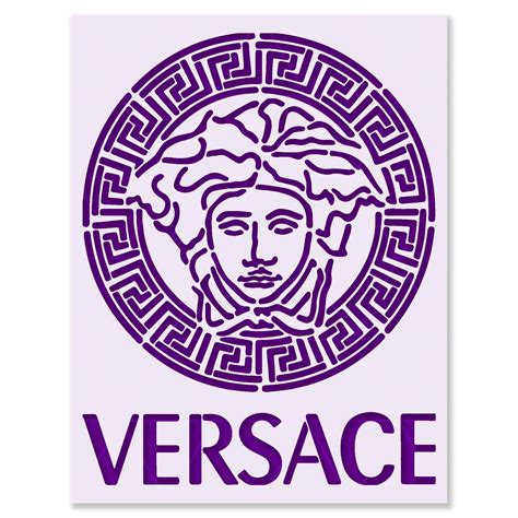 round versace stencil|Versace Stencils .